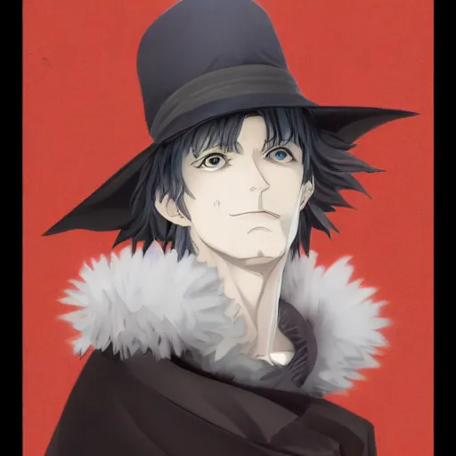 Image similar to portrait of edmond dantes, anime fantasy illustration by tomoyuki yamasaki, kyoto studio, madhouse, ufotable, trending on artstation