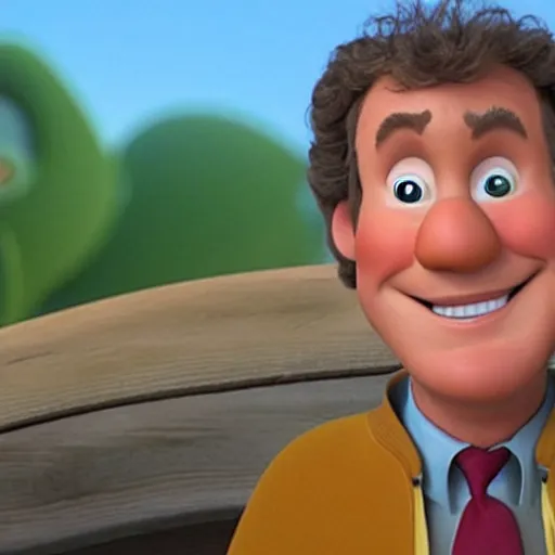 Prompt: Will Ferrel as seen in Pixar’s Up (2009)