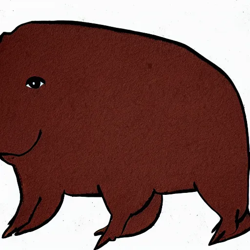 Image similar to cartoon portrait of capybara by bored ape yacht club