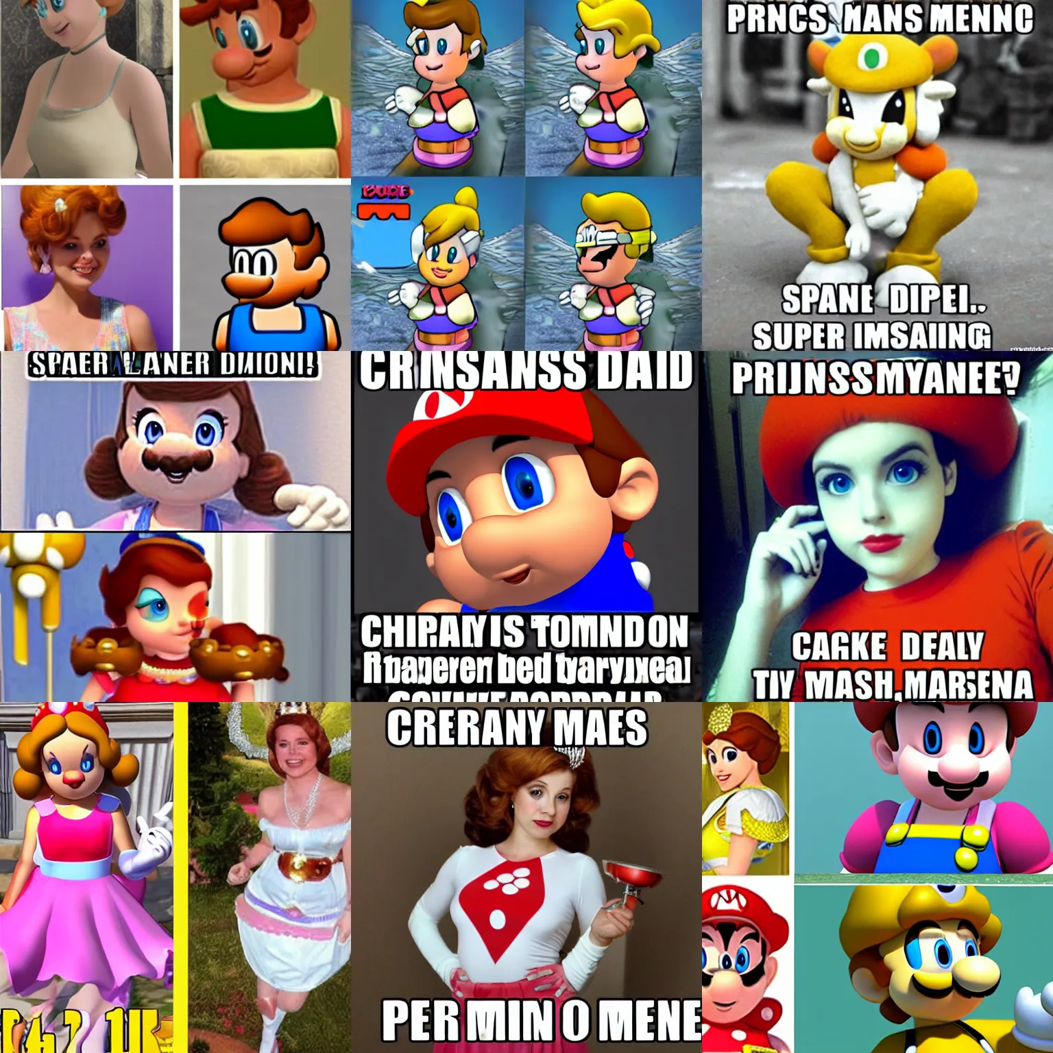 mario princess meme