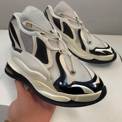 Image similar to balenciaga sneakers, y 2 k aesthetic, biomorphic, highly detailed, hyper realistic,