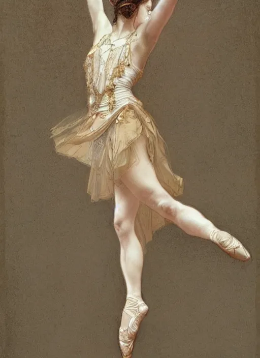 Image similar to a beautifull intricate pencil painting of a dancing ballerina, reflexions, verry high details by william turner art, greg rutkowski and alphonse mucha, trending on artstation, very very detailed, masterpiece, muted colors