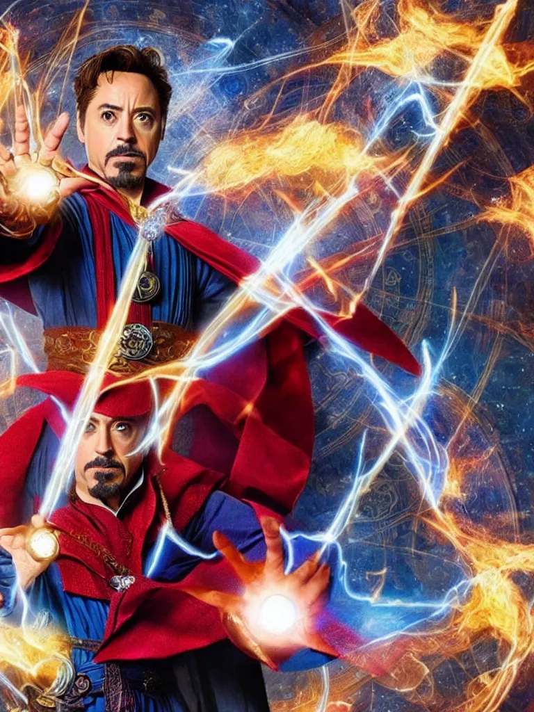 Prompt: Robert Downey Jr as Doctor Strange