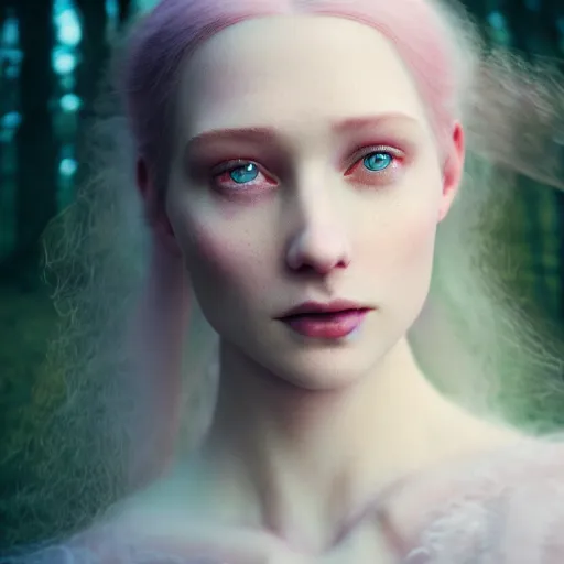 Prompt: photographic portrait of a stunningly beautiful english renaissance female in soft dreamy light at sunset, frozen forest, soft focus, gothic, contemporary fashion shoot, in a denis villeneuve and tim burton movie, by edward robert hughes, annie leibovitz and steve mccurry, david lazar, jimmy nelsson, extremely detailed, breathtaking, hyperrealistic, perfect face, octane render