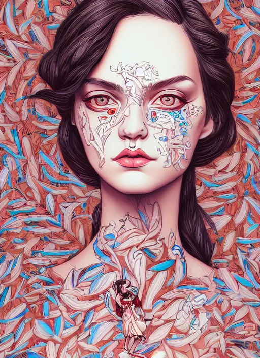 Image similar to girl venizian, extremely detailed, sharp focus, portrait, smooth, digital illustration, by james jean, by eliza ivanovo