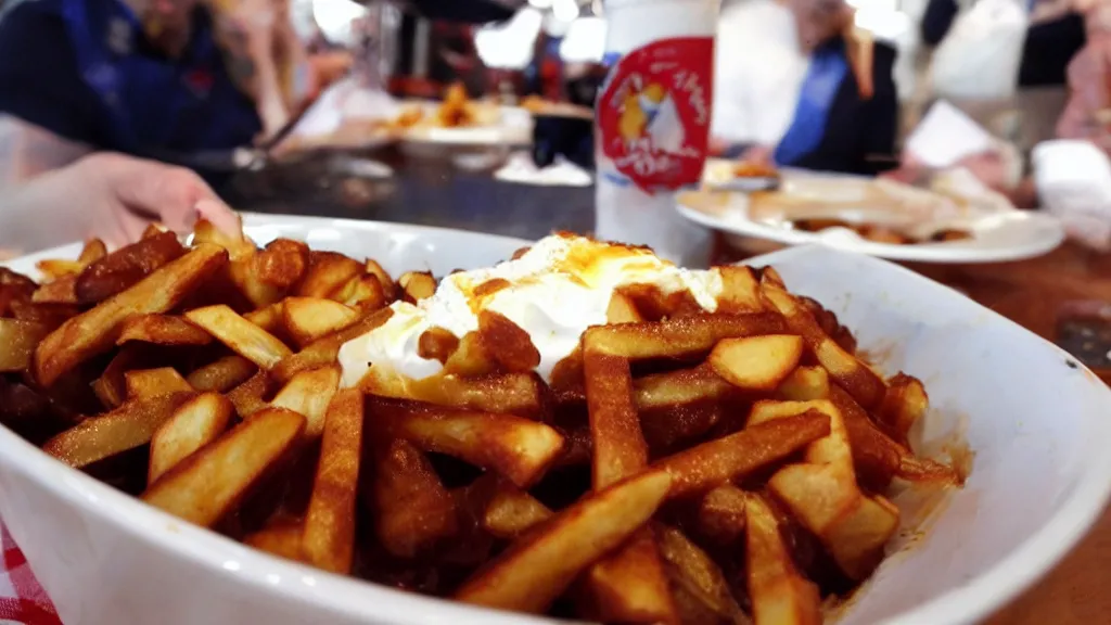 Image similar to a delicious poutine from quebec