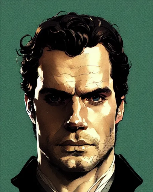 Image similar to hyper - realistic portrait of henry cavill as noble lord by atey ghailan, by greg rutkowski, by greg tocchini, by james gilleard, by joe fenton, by kaethe butcher, dynamic lighting, gradient light yellow, brown, blonde cream and white color scheme, grunge aesthetic