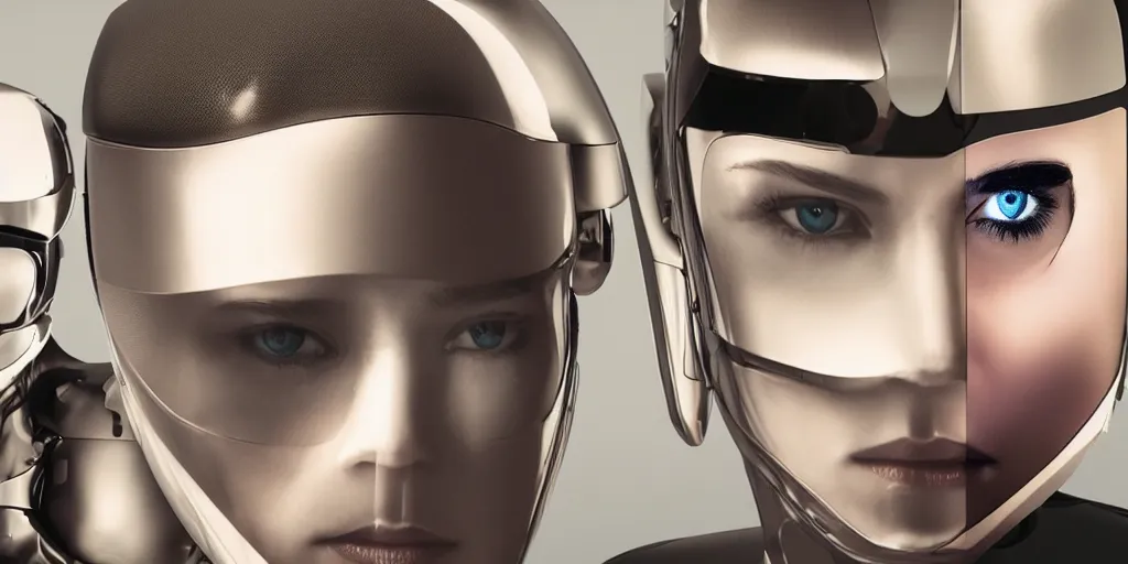 Image similar to ex machina ai artificial intelligence android, clear focus