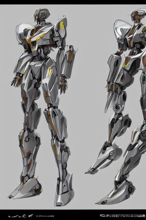 Image similar to full body illustrations of mecha, moderately detailed, ryouta otsuka, by momo koshu, by gerald payumo, by lance wilkinson, concept art, artstation, deviantart, pinterest, unreal engine