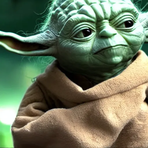 Prompt: A still of Yoda going to the dentist, 4k, photograph, ultra realistic, highly detailed, professional lighting