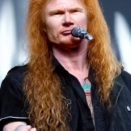 Prompt: dave mustaine's hair product