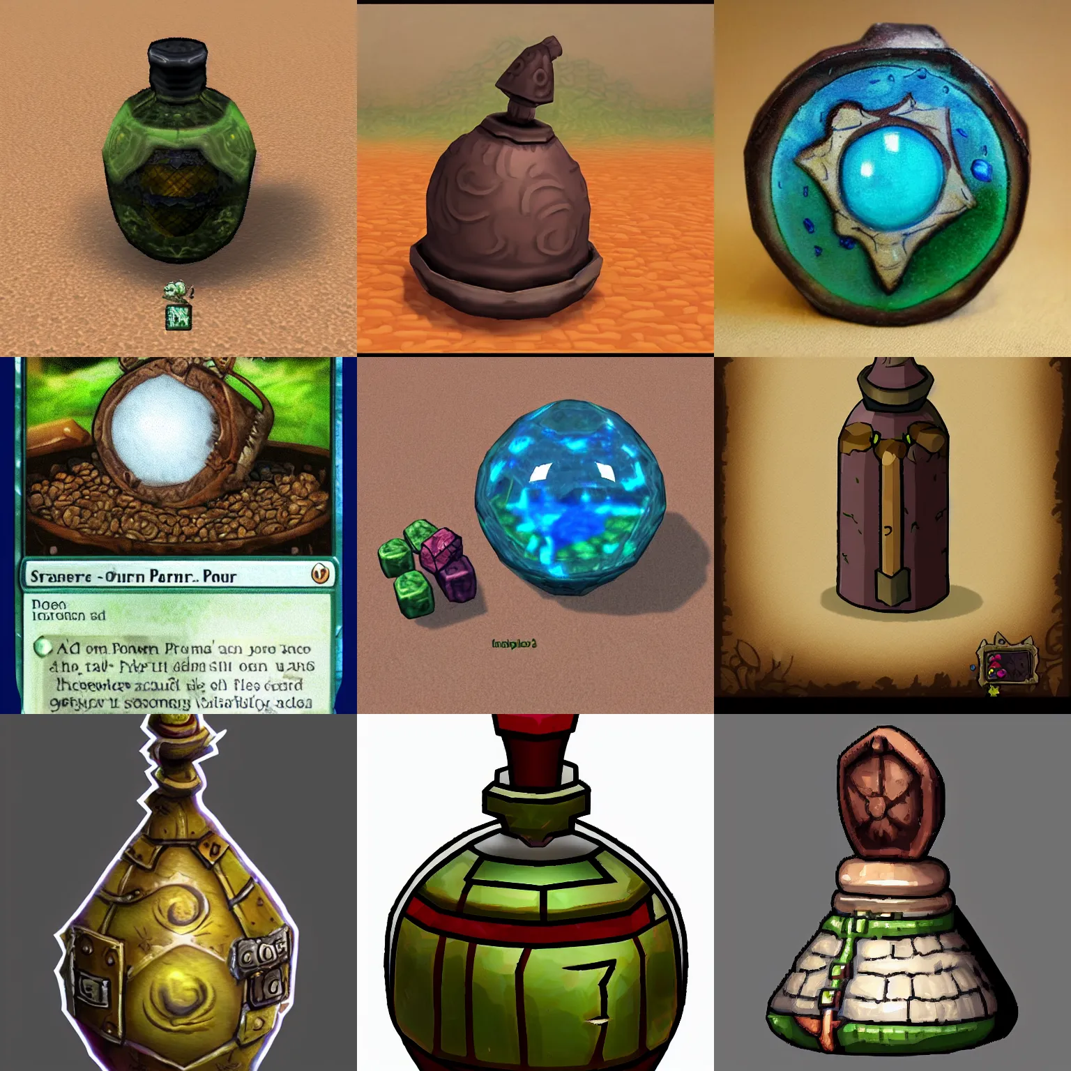 Prompt: potion item from an rpg