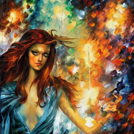 Image similar to rave by arthur adams, charlie bowater, leonid afremov, chiho ashima, karol bak, david bates, tom chambers