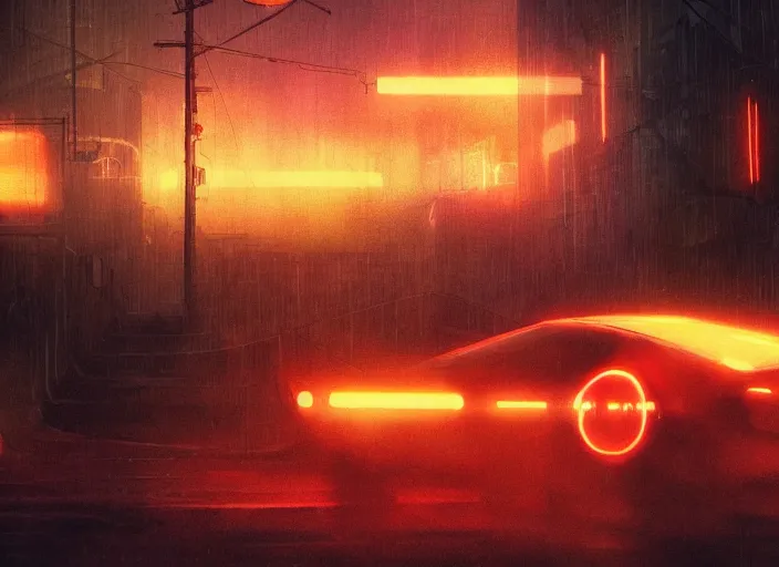 Prompt: a scene from blade runner 2 0 4 9, neon lights, highly detailed, perfect lighting, perfect composition, 4 k, artgerm, derek zabrocki, greg rutkowski