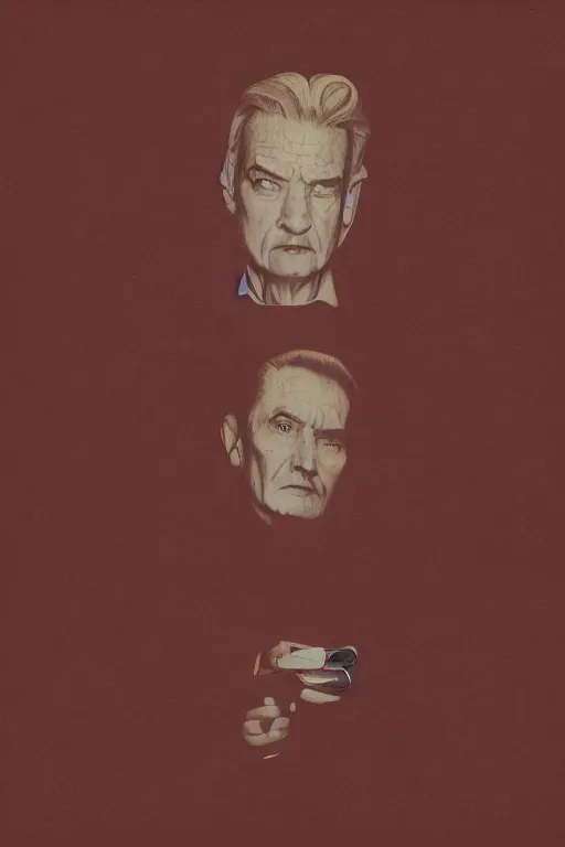 Prompt: Twin Peaks artwork by Corey Brickley