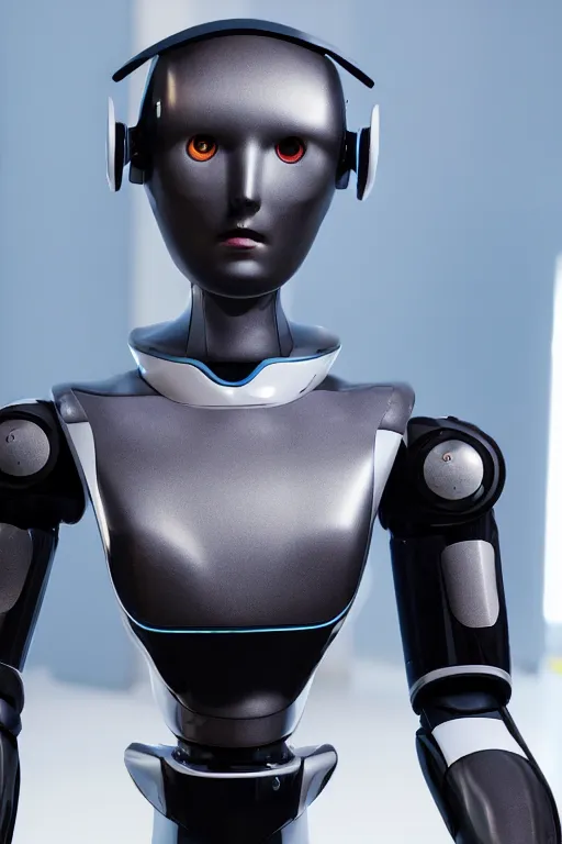 Image similar to a humanoid robot with a monitor head