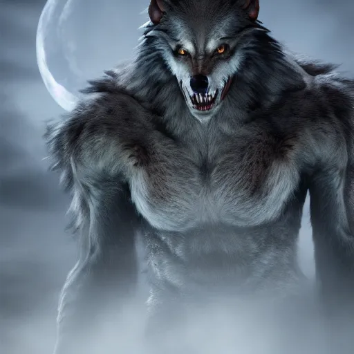 Image similar to werewolf from van helsing unreal engine hyperreallistic render 8k character concept art masterpiece