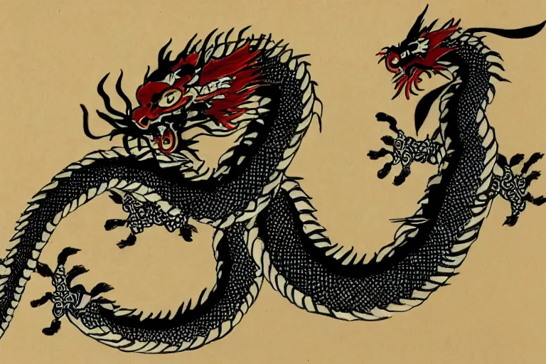 Image similar to japanese dragon