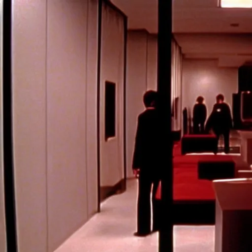 Image similar to liminal space in American Psycho (1999)