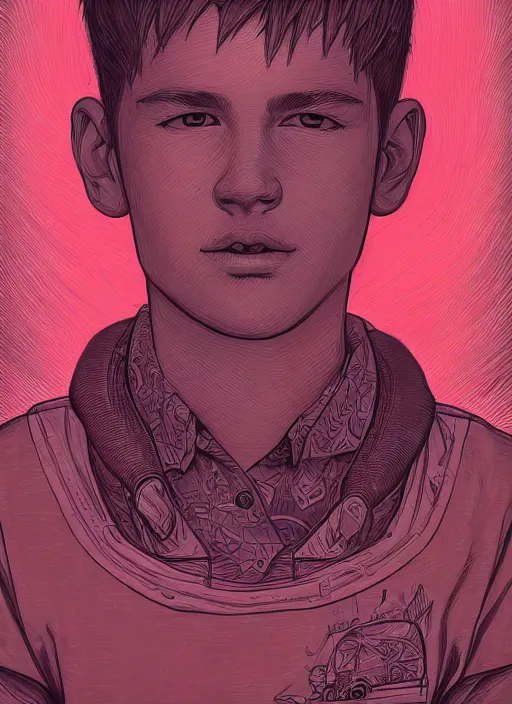 Prompt: portrait of lucas from earthbound, an ultrafine detailed illustration by james jean, intricate linework, bright colors, final fantasy, behance contest winner, vanitas, angular, altermodern, unreal engine 5 highly rendered, global illumination, radiant light, detailed and intricate environment