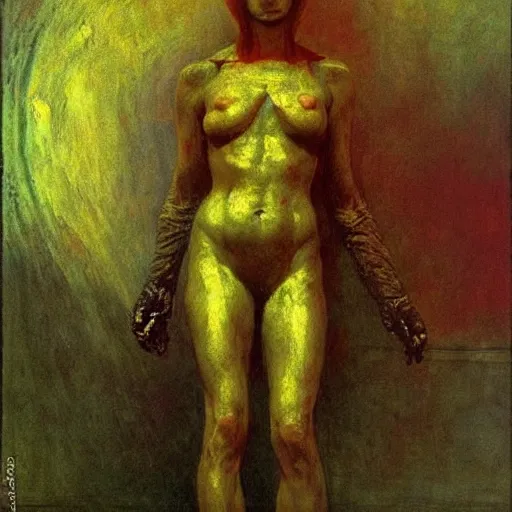 Image similar to alien by ilya repin