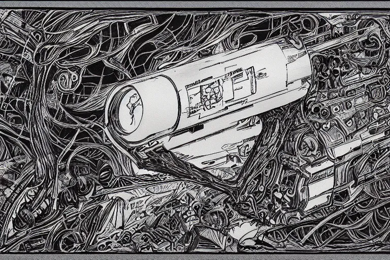 Prompt: intricate and dramatic sketch of a conspiracy theory, hyperdetailed, 80mm lens, by Greg Rutkowski and WLOP, white and red ink sketch on black paper