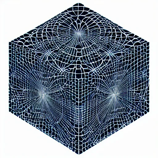 Image similar to 4 d, tesseract, fractles, infinity, psychedelic, space, time, fourth dimension