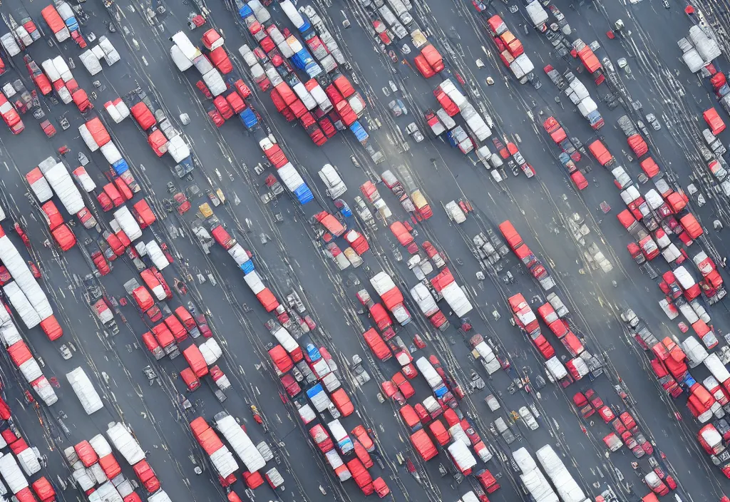 Image similar to Cargo ship drifting in Tokyo streets. highly detailed. wide angle shot. depth of field. high definition. 8k. photography.