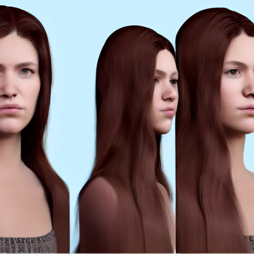 Prompt: i always wanted to try long hair my mom always said when i move out, my hair fell out before i was done with high school i'll never know what it's like to have so much hair i can hide behind it, photorealistic, 4 k, unreal engine, artstation, hyperrealistic shadows, dynamic lighting