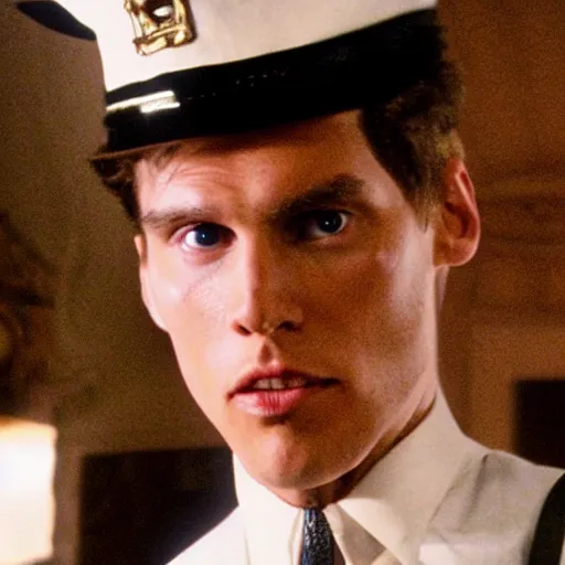 Image similar to Live Action Still of Jerma in Animal House, real life, hyperrealistic, ultra realistic, realistic, highly detailed, epic, HD quality, 8k resolution, body and headshot, film still