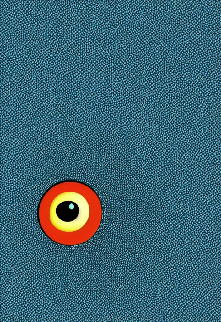 Prompt: extreme closeup of a single cats eye, hyper minimalist geometric flat color solid spot color, 9 0 s graphic design art poster design in the style of die gestalten verlag