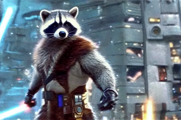 rocket raccoon marvel movie