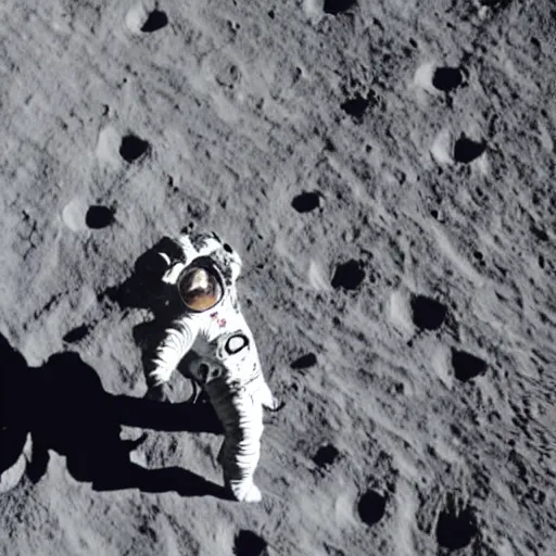 Image similar to photo of an astronaut riding a horse on the moon