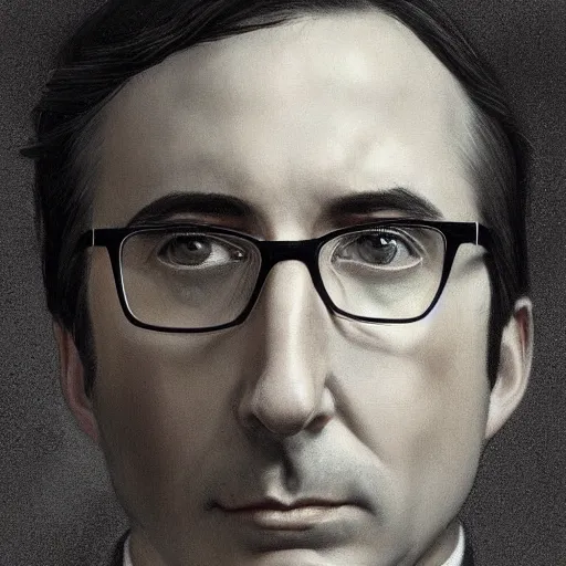 Image similar to portrait of stoic looking john oliver as in the vigo carpathian painting, military uniform, fantasy, intricate, elegant, beautiful, highly detailed, charcoal, centered, dark, smokey, digital painting, artstation, concept art, smooth, sharp focus, illustration, art by artgerm and greg rutkowski and alphonse mucha