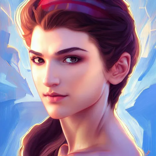 Prompt: character concept, portrait, symmetrical head - on centralized, mario. detailed, high quality, dynamic lightning, fantasy, scenematic. artwork by artgerm, wlop, alex ross, greg rutknowski, alphonse mucha