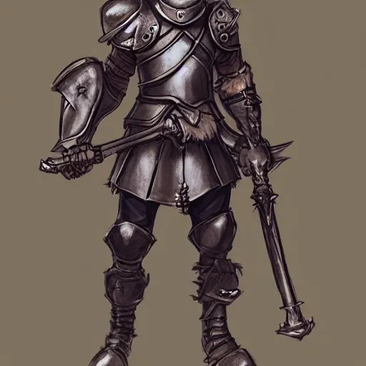 Image similar to heroic portrait of anthropomorphic beaver, holy crusader medieval knight, final fantasy tactics character design, character art, pencil sketch, highly detailed, Akihiko Yoshida,