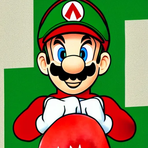 Prompt: eminem in super mario bros, digital art