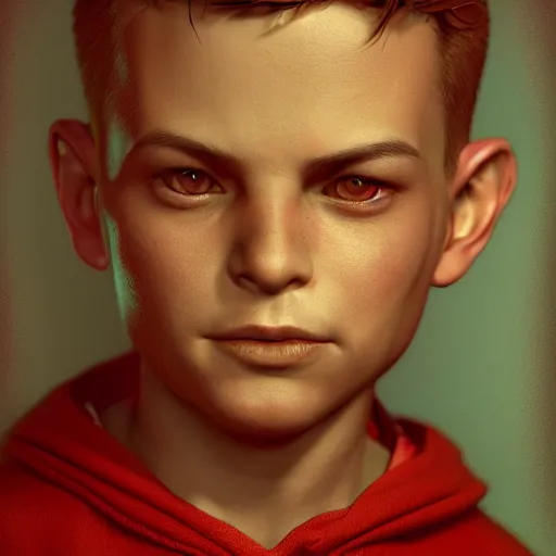 Image similar to stylized portrait of a young and strong boy by Dave McKean and Sam Weber, detailed face, digital art, octane render trending on artstation, 4k, 8k, HD