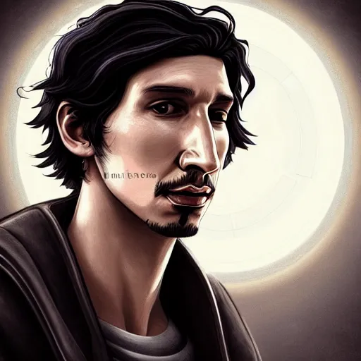 Prompt: “ adam driver portrait by neeko, league of legends, game character, detailed illustration, intricate, highly detailed, centered, digital painting, smooth, sharp focus, fantasy world, riot, artstation ”