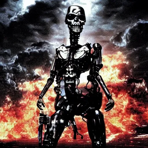 Image similar to terminator movie still “ pushead ” “ kentaro miura ” 1 0 2 4 x 1 0 2 4