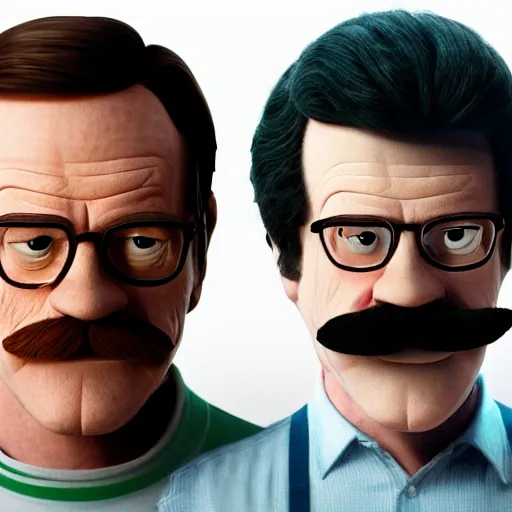 Image similar to Bryan Cranston dressed up as Ned Flanders for The Simpsons Live Action Movie film still, 4k resolution, 8k resolution, HD Quality, highly detailed, very detailed, detailed, studio quality lighting, digital art, trending on artstation, film still