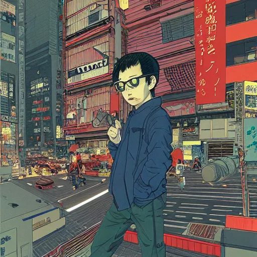 Image similar to tabby cat akira neo tokyo “ katsuhiro otomo ”