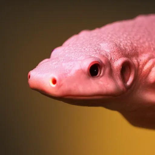 Image similar to a closeup shot of an axolotl, dramatic lighting, cinematic, extremly high detail, photorealistic, cinematic lighting, artstation