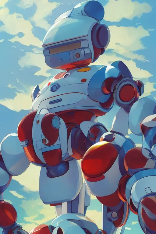 Image similar to metabots medabots medarotto medarot robot minimalist comics, behance hd by jesper ejsing, by rhads, makoto shinkai and lois van baarle, ilya kuvshinov, rossdraws global illumination ray tracing hdr radiating a glowing aura