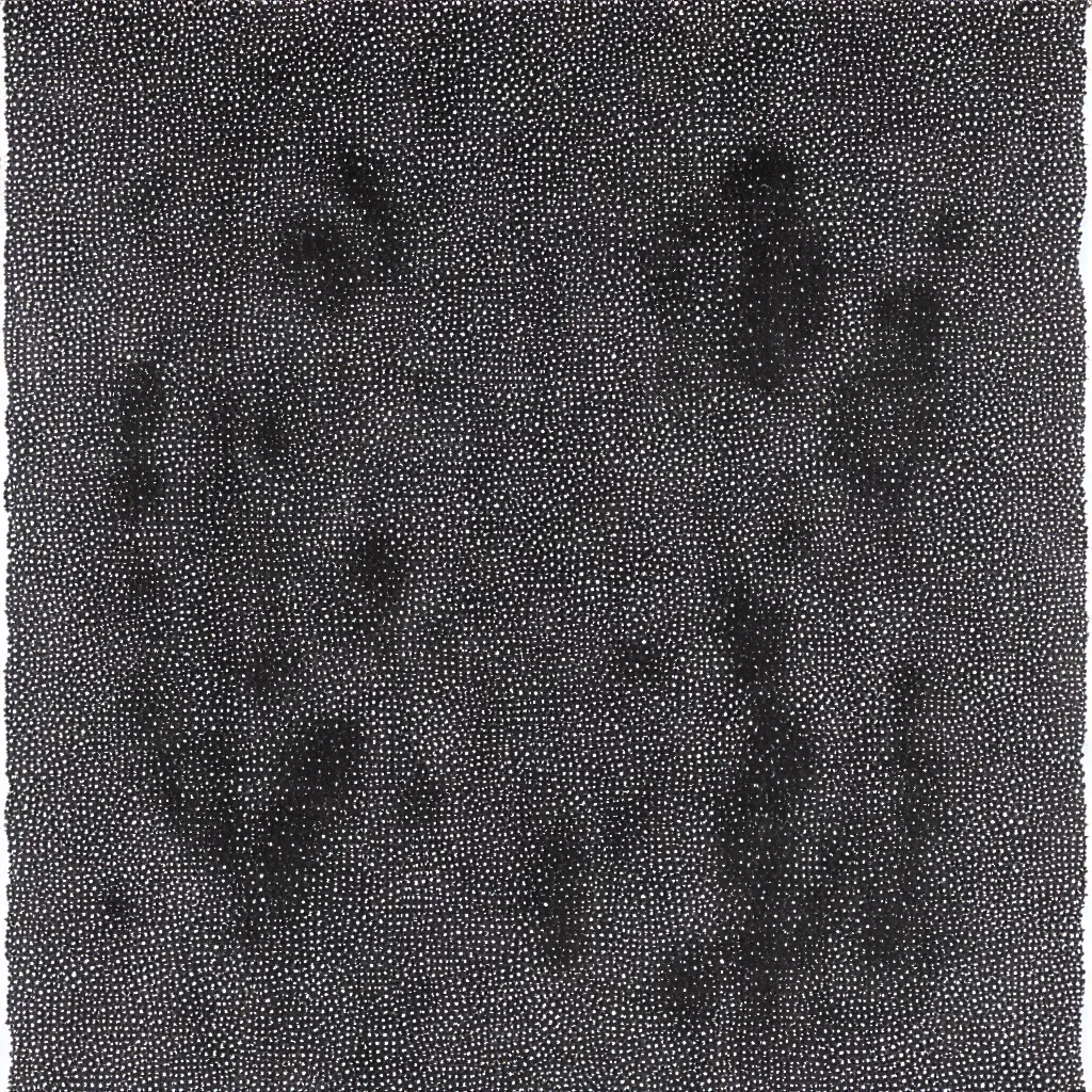 Image similar to face made out of planet, faceless people dark, dots, drip, stipple, pointillism, technical, abstract, minimal, style of francis bacon, asymmetry, pulled apart, cloak, hooded figure