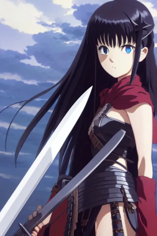 Prompt: a film still portrait of the catgirl armed berserk's sword, finely detailed features, closeup at the faces, perfect art, gapmoe yandere grimdark, trending on pixiv fanbox, painted by greg rutkowski makoto shinkai takashi takeuchi studio ghibli, akihiko yoshida