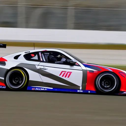 Image similar to GT4 Nissan Altimia race car racing on track photo 2022