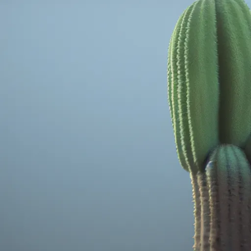 Image similar to photorealistic shot of cactus Groot, octane render, unreal engine 4k, volumetric light, fog, detailed,