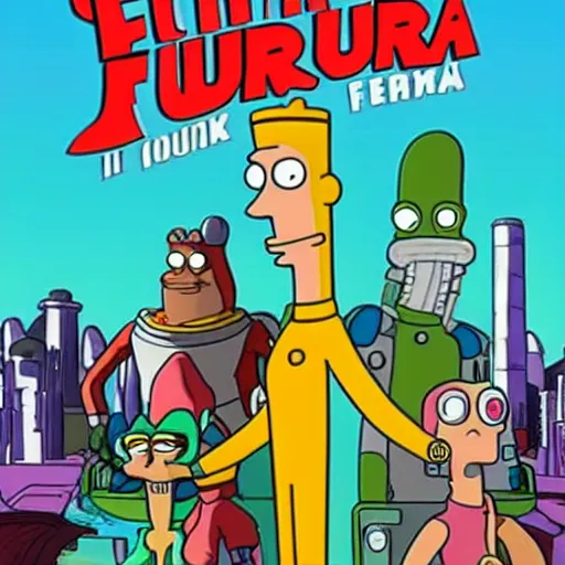 Image similar to futurama the movie