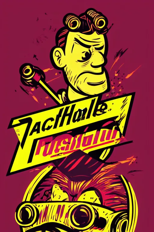 Image similar to fallout 7 6 retro futurist illustration art by butcher billy, sticker, colorful, illustration, highly detailed, simple, smooth and clean vector curves, no jagged lines, vector art, smooth andy warhol style